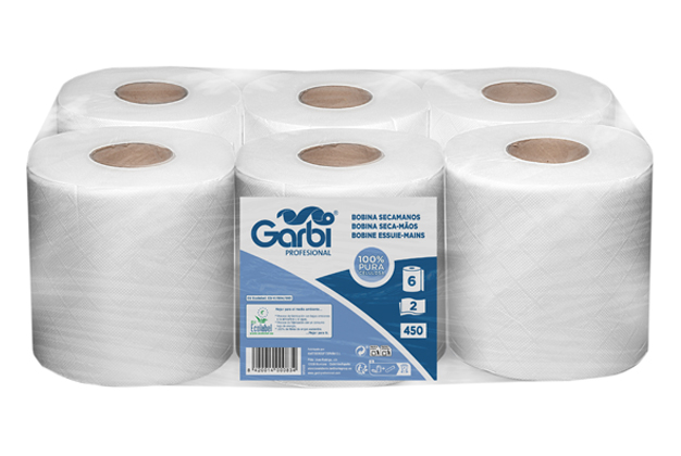 PAPIER ESSUIE A MAIN GARBI 750G x6 